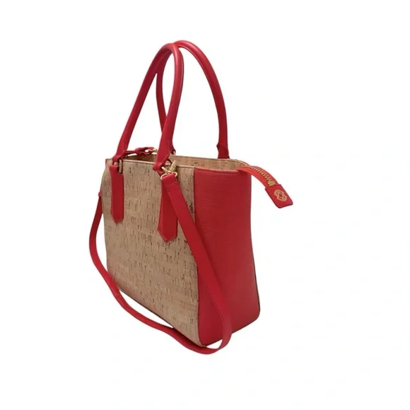 Dagne Dover Signature Midi Cork Tote Crossbody‎